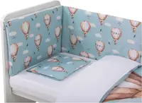 Комплект детского постельного белья Bubaba by FreeON FLYING BUNNY BLUE (6 шт.)