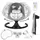 Шезлонг-качели 2в1 Kidwell LUXI Dark Melange/Black