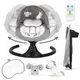 Шезлонг-качели 2в1 Kidwell LUXI Dark Melange/Black