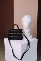 Класична жіноча сумка екошкіра чорний