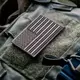 Набор шевронов 2 шт с липучкой Флаг США 5х8 см серый вышитый патч нашивка шеврон Америка