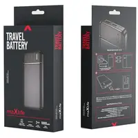 Повербанк Power bank Maxlife 15452 10000 mAh чорний