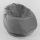 Кресло-мешок "Груша" пенополистероловый шарик, ткань велюр. Grey (102263)