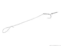 Поводок Carp Zoom FC-571 method rig, #10, spike 10mm, 8cm/0,18mm fluorocarbon з голкою, 2шт/уп