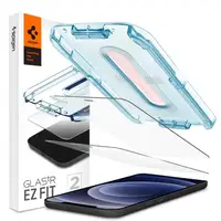 Захисне скло Spigen для iPhone 12 / 12 Pro EZ FIT GLAS.tR Screen Protector (2 шт.), Clear (AGL01801)