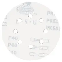 Шлифовальный круг 8 отверстий Ø125мм P40 (10шт) SIGMA (9122631)