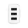 Сетевое ЗУ Baseus Compact Charger 3U 17W EU, White (CCXJ020102)