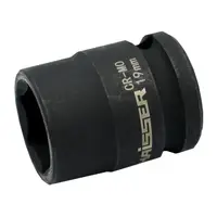 Головка ударна шестигранна Haisser 70206 117560 1/2" 19x38.5 мм