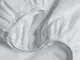 Набор простыни на резинке 180х200х30 WHITE/GREY