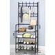 Напольная вешалка для одежды New simple floor clothes rack size с полками и крючками