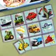 Настольная развивающая игра-пазл "Виды транспорта" Ubumblebees (ПСФ073) PSF073, 12 картинок-половинок