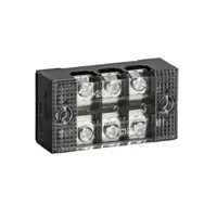 Клеммная колодка ZIPLEX 3х2.5мм2 Чёрная ТВ2503