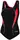 Купальник закрытый для женщин Aqua Speed KATE 413-42-16 черный красный Жен 42 XL