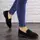 Женские мокасины Fashion Rusty 1630 40 размер 25 см Черный
