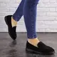 Женские мокасины Fashion Rusty 1630 40 размер 25 см Черный