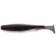 U-Shad 4" (8pcs.), #050 - Green Pumpkin Brown/Red & Purple