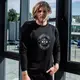 Свитшот "Shoot all day, cropp all night" унисекс, Черный, XXL, английский