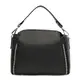 Женская кожаная сумка Borsa Leather K10018bl-black