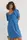 Платье мини с рукавами-фонариками - синий цвет, L