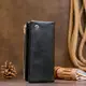 Вертикальный кошелек на кнопке женский ST Leather 19200 Черный