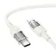 Кабель HOCO Type-C to Lightning Spirit PD transparent charging data cable U129 |27W, 1.2M|