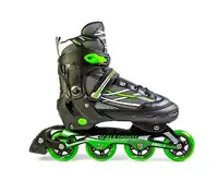 Розсувні ролики Scale Sports. Black / Green (розмір 41-44) - 191 311 455
