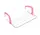 Сушка для белья навесная Stenson TL00143-XXL-pink розовая