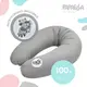 Подушка для беременных и кормления PAPAELLA 30х190 см антиаллергенна с молнией хлопок