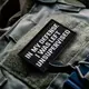 Набор шевронов 2 шт с липучкой "In My Defense I Was Left Unsupervised" 5х8 см вышитый патч нашивка шеврон