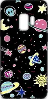 Чехол-накладка TOTO Cartoon Soft Silicone TPU Case Samsung Galaxy S9 Space Planets Black