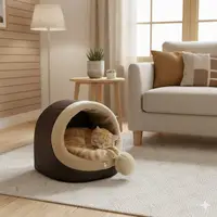Будка для котів і собак Хутро №1 360х320х320