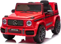 Детский электромобиль MERCEDES G63 12V красный с пультом управления Diego