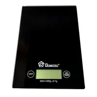 Электронные сенсорные кухонные весы на 5 кг Domotec MS-912 черные