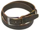 Ремень под джинсы Skipper коричневый 3,8 см