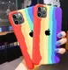 Силиконовый чехол для iPhone 11 Pro Max - Rainbow (Радуга), Разноцветный