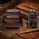 Сумка мужская кожаная Vintage 14987 Коричневая