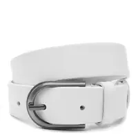Женский кожаный ремень Borsa Leather V1FX33-white