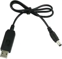 Кабель WGP USB-DC 5.5 mm*2.5 mm 5V-9V-12V + преобразователь Black
