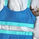 Купальник женский раздельный с топом в рубчик 5021-blue-L голубой