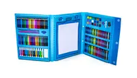 Канцелярский набор "Super Mega Art Set". Blue (208 предметов)