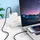 Кабель HOCO Lightning Spirit transparent charging data cable U129 |2.4A, 1.2M|