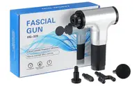 Акумуляторний портативний ручний масажер для тіла Fascial Gun MP-320 Silver (0107)