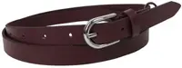 Женский кожаный ремень Skipper 1624-20 марсала 2 см