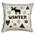 Подушка с мешковины Winter 45x45 см (45PHB_20NG003)