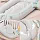 Кокон позиционер для сна младенцев SEI DESIGN хлопок 88х60х12 см гнездышко натуральная ткань антиаллергенный