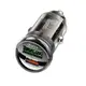 Адаптер автомобильный HOCO Vision car charger Z53A |1Type-c/1USB, PD/QC, 30W/3A|