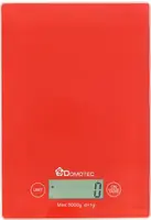 Электронные кухонные весы Domotec MS-912 до 5 кг Red (3273)