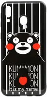 Чехол-накладка TOTO Cartoon Print Glass Case Samsung Galaxy M20 Kumamon
