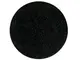 Тарелка обеденная Interos Чорний гранит CLW-15-90294 24 см черная