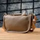Полукруглая сумка для женщин из натуральной кожи Vintage 22907 Бежевый